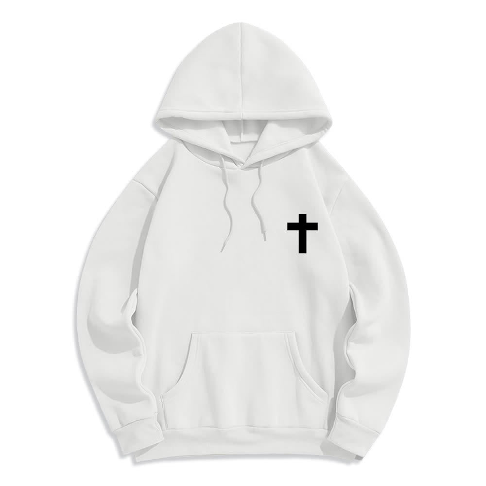 Christianartworkshop The Risen King Grace Alone Hellgrauer Pullover-Hoodie - image 5
