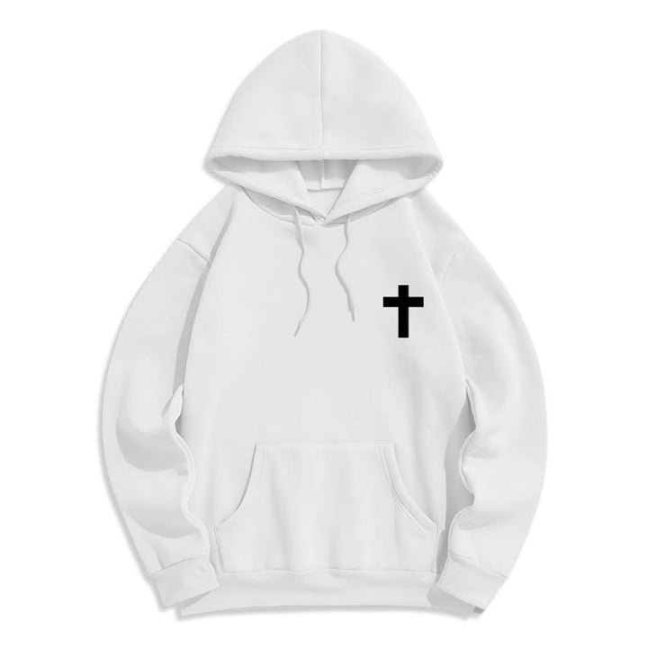 Christianartworkshop The Risen King Grace Alone Hellgrauer Pullover-Hoodie - image 5