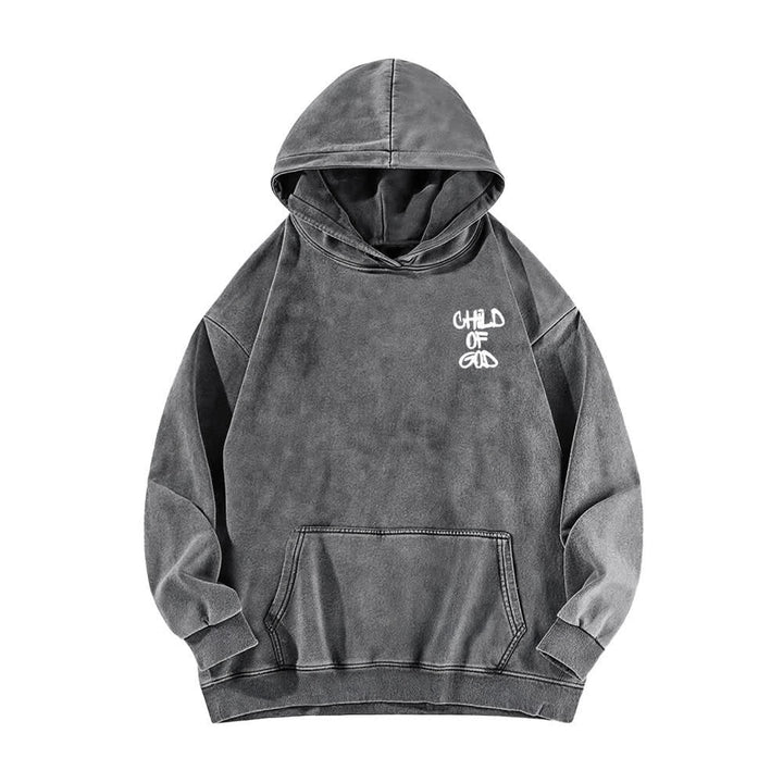 Christianartworkshop Inspirierender Hoodie mit Psalm-23-Aufdruck „Kind Gottes“ (Vorder- und Rückseite) - image 14