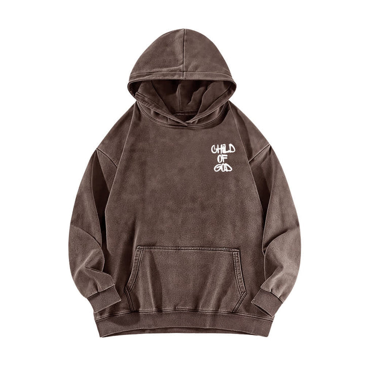 Christianartworkshop Inspirierender Hoodie mit Psalm-23-Aufdruck „Kind Gottes“ (Vorder- und Rückseite) - image 11