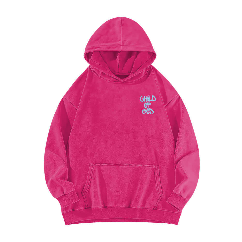 Christianartworkshop Inspirierender Hoodie mit Psalm-23-Aufdruck „Kind Gottes“ (Vorder- und Rückseite) - image 17