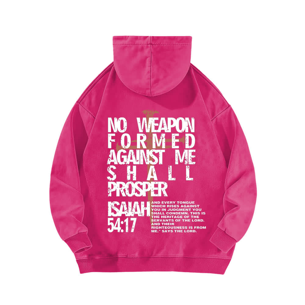 Christianartworkshop Keine Waffe wurde gegen mich geschmiedet – gewaschener Hoodie - image 16