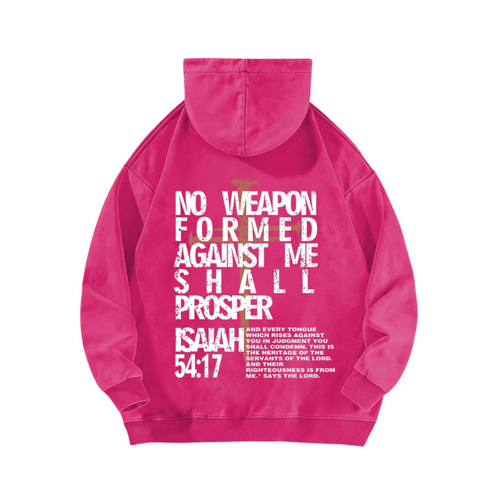 Christianartworkshop Keine Waffe wurde gegen mich geschmiedet – gewaschener Hoodie - image 16