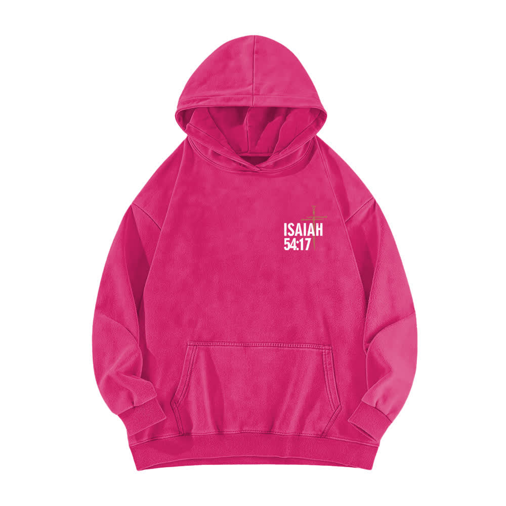 Christianartworkshop Keine Waffe wurde gegen mich geschmiedet – gewaschener Hoodie - image 17