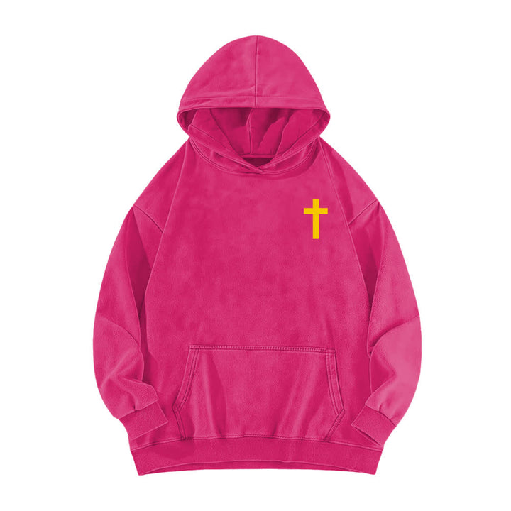 Christianartworkshop Schwarzer Oversize-Hoodie mit Heiliger-Geist-Taube-Motiv - image 17
