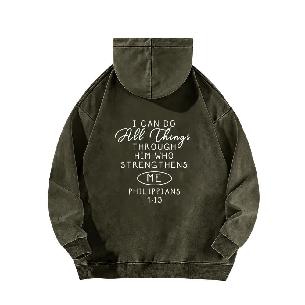 Christianartworkshop Ich kann alles tun – Gewaschener Hoodie mit gekreuzter Brustpartie - image 10