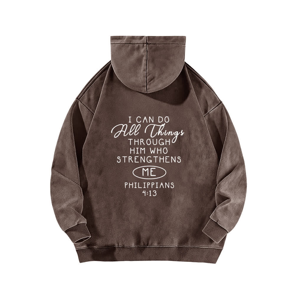Christianartworkshop Ich kann alles tun – Gewaschener Hoodie mit gekreuzter Brustpartie - image 13