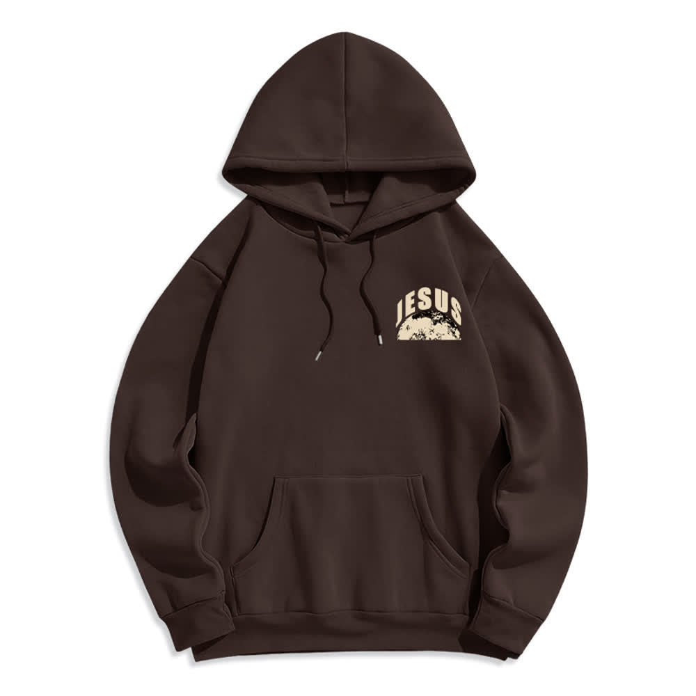 Christianartworkshop Erzähl der Welt von Jesus – Fleecegefütterter Pullover-Hoodie - image 2