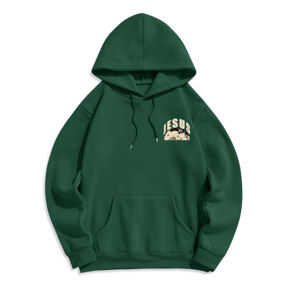 Christianartworkshop Erzähl der Welt von Jesus – Fleecegefütterter Pullover-Hoodie - image 14