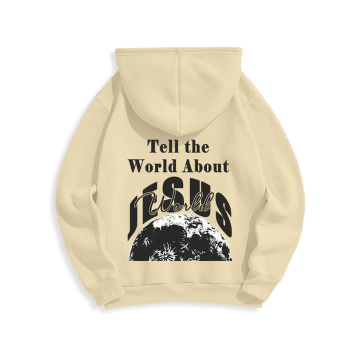 Christianartworkshop Erzähl der Welt von Jesus – Fleecegefütterter Pullover-Hoodie - image 16