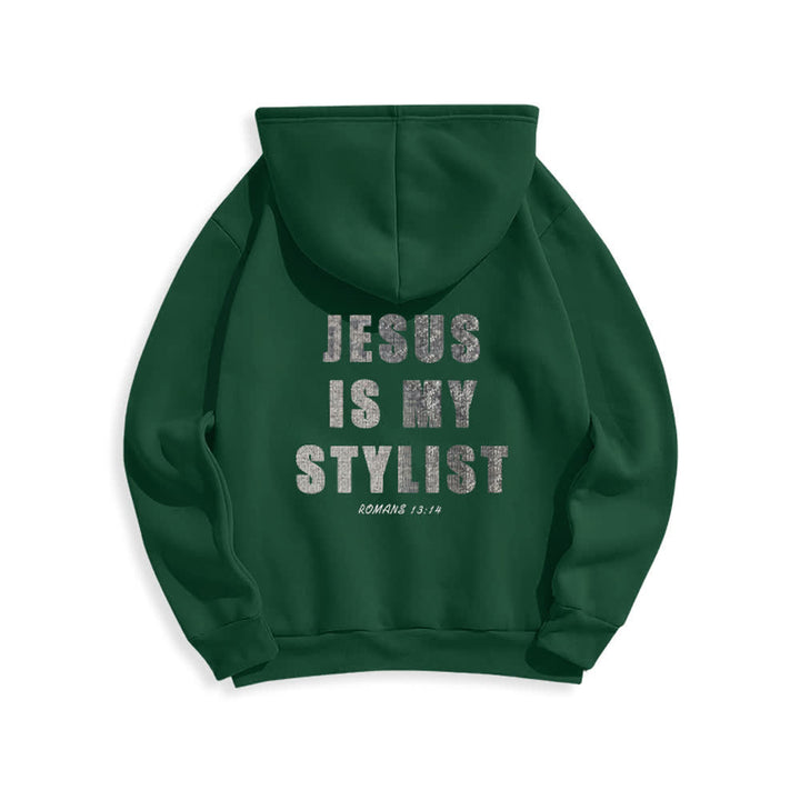 Christianartworkshop Jesus ist mein Stylist – Römer 13,14 – Oversized-Pullover-Hoodie - image 19