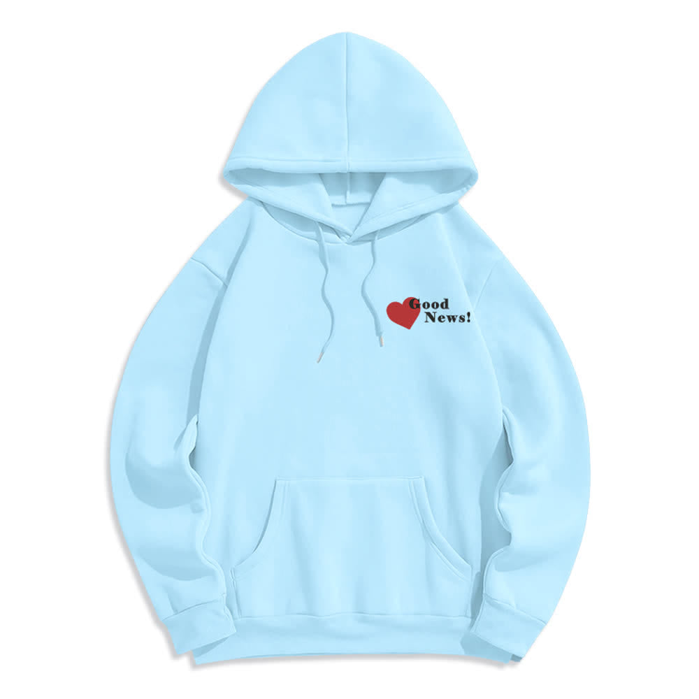 Christianartworkshop Jesus liebt dich – Gute Nachricht – Fleece-Pullover-Hoodie - image 5