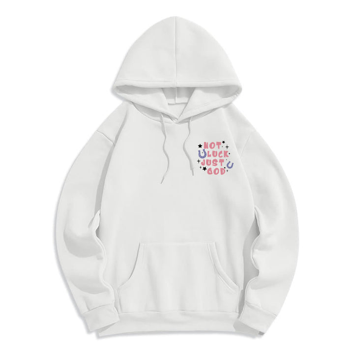 Christianartworkshop Nicht Glück, nur Gott – Fleecegefütterter Hoodie mit Grafikprint - image 5