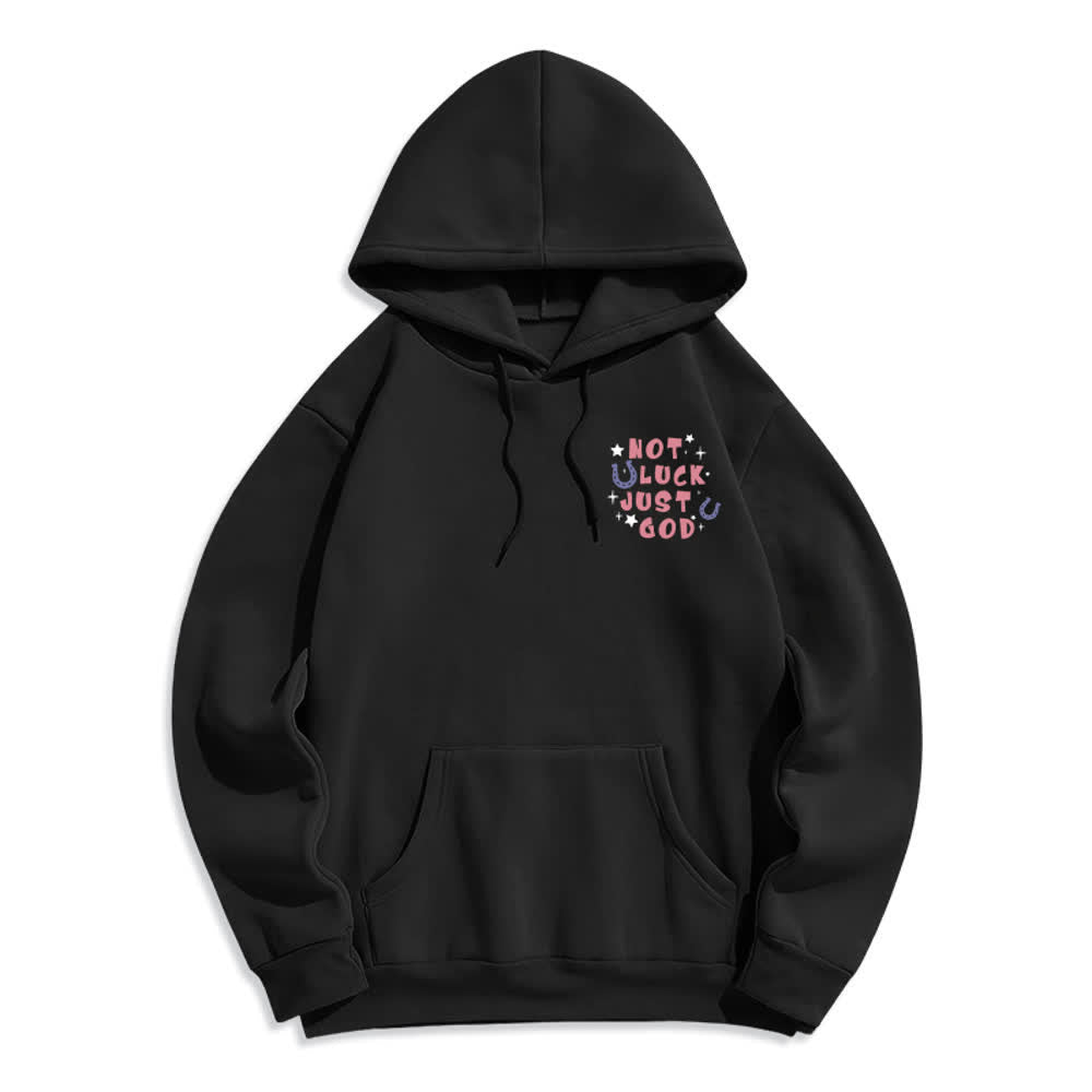 Christianartworkshop Nicht Glück, nur Gott – Fleecegefütterter Hoodie mit Grafikprint - image 8