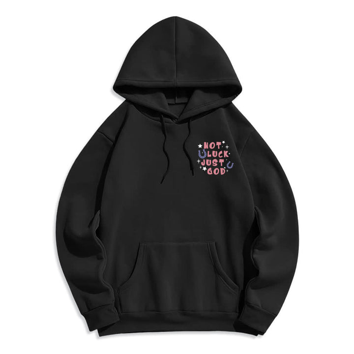 Christianartworkshop Nicht Glück, nur Gott – Fleecegefütterter Hoodie mit Grafikprint - image 8
