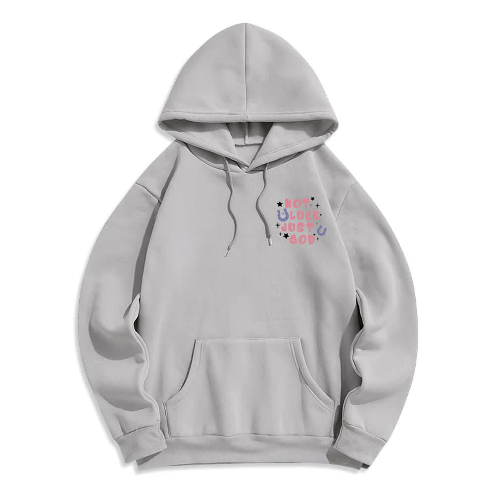 Christianartworkshop Nicht Glück, nur Gott – Fleecegefütterter Hoodie mit Grafikprint - image 11