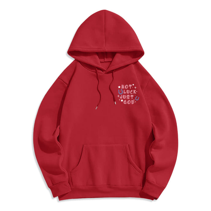 Christianartworkshop Nicht Glück, nur Gott – Fleecegefütterter Hoodie mit Grafikprint - image 17