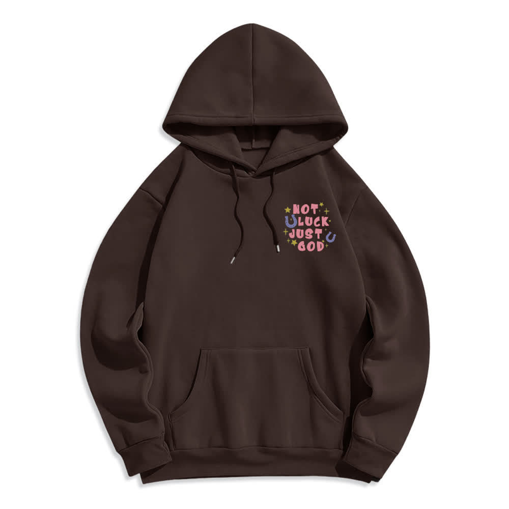 Christianartworkshop Nicht Glück, nur Gott – Fleecegefütterter Hoodie mit Grafikprint - image 20