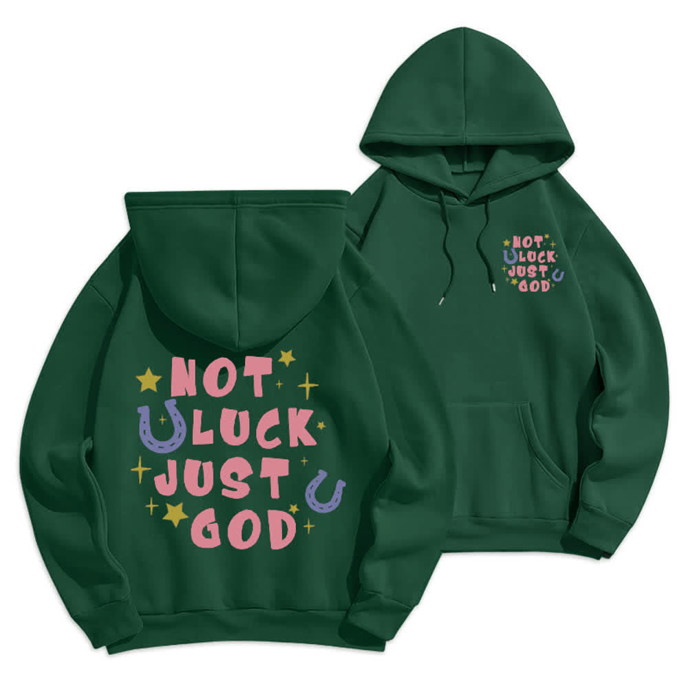 Christianartworkshop Nicht Glück, nur Gott – Fleecegefütterter Hoodie mit Grafikprint - image 13