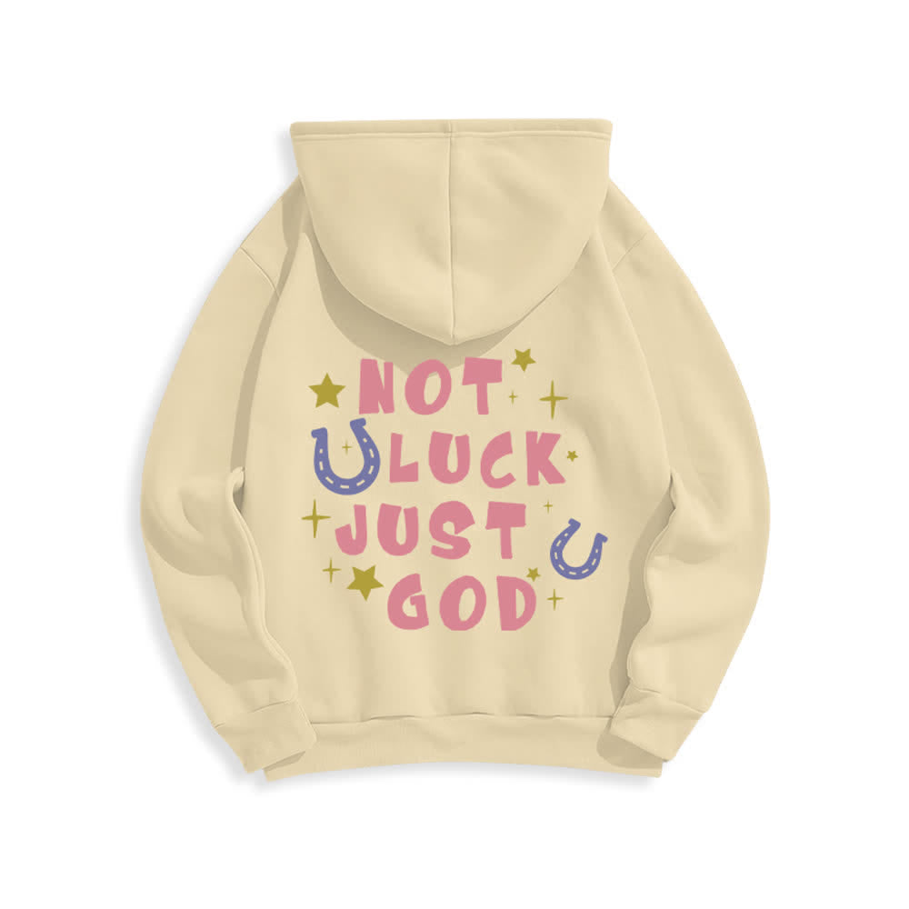 Christianartworkshop Nicht Glück, nur Gott – Fleecegefütterter Hoodie mit Grafikprint - image 22