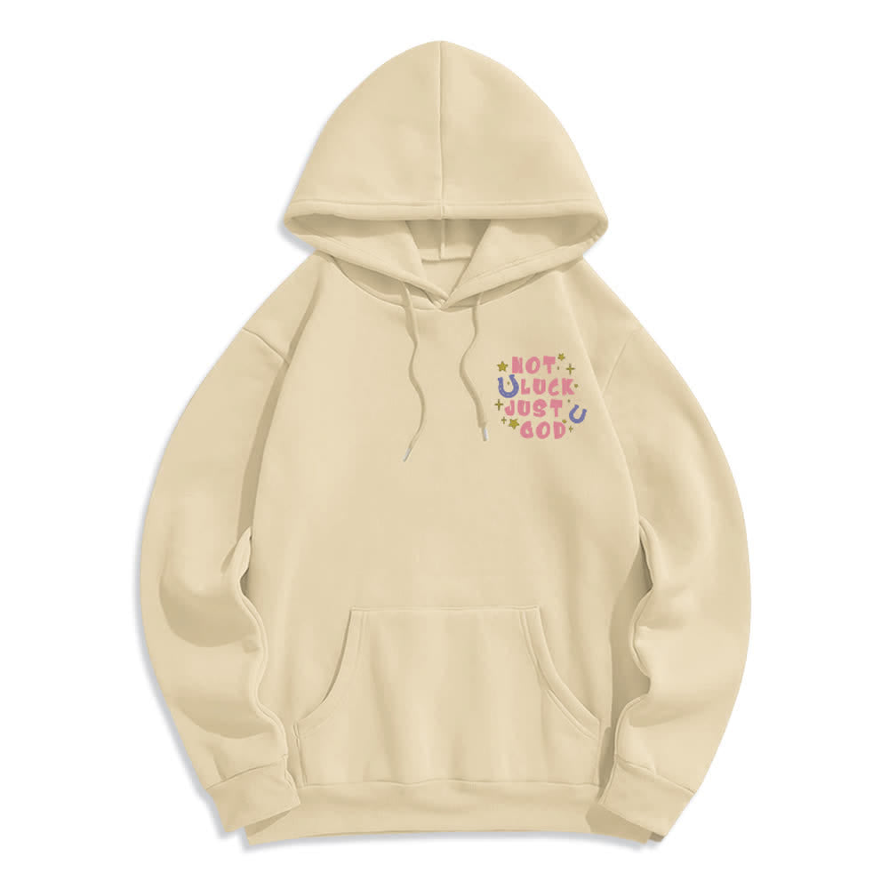 Christianartworkshop Nicht Glück, nur Gott – Fleecegefütterter Hoodie mit Grafikprint - image 23