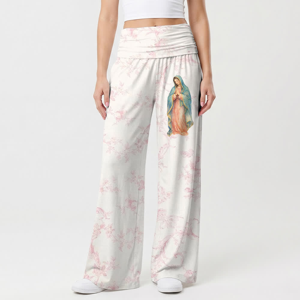 Christianartworkshop Marian Bloom Loungehose mit weitem Bein und umklappbarem Bein - image 1