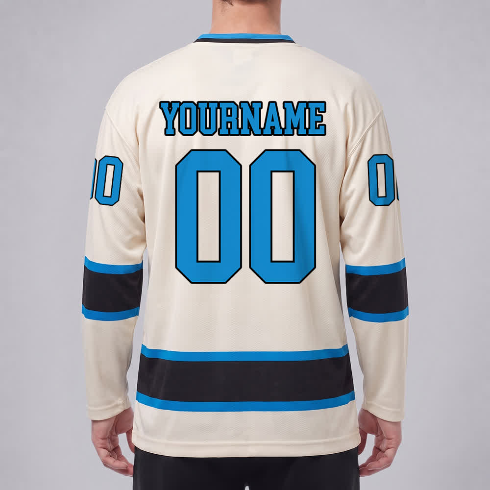 Christianartworkshop Auffälliges Jesus-Glaubensbekenntnis, Name und Nummer auf individuellem Hockeytrikot - image 29