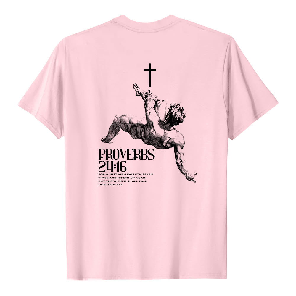 Christianartworkshop Sprüche 24,16' Christliches T-Shirt - image 16