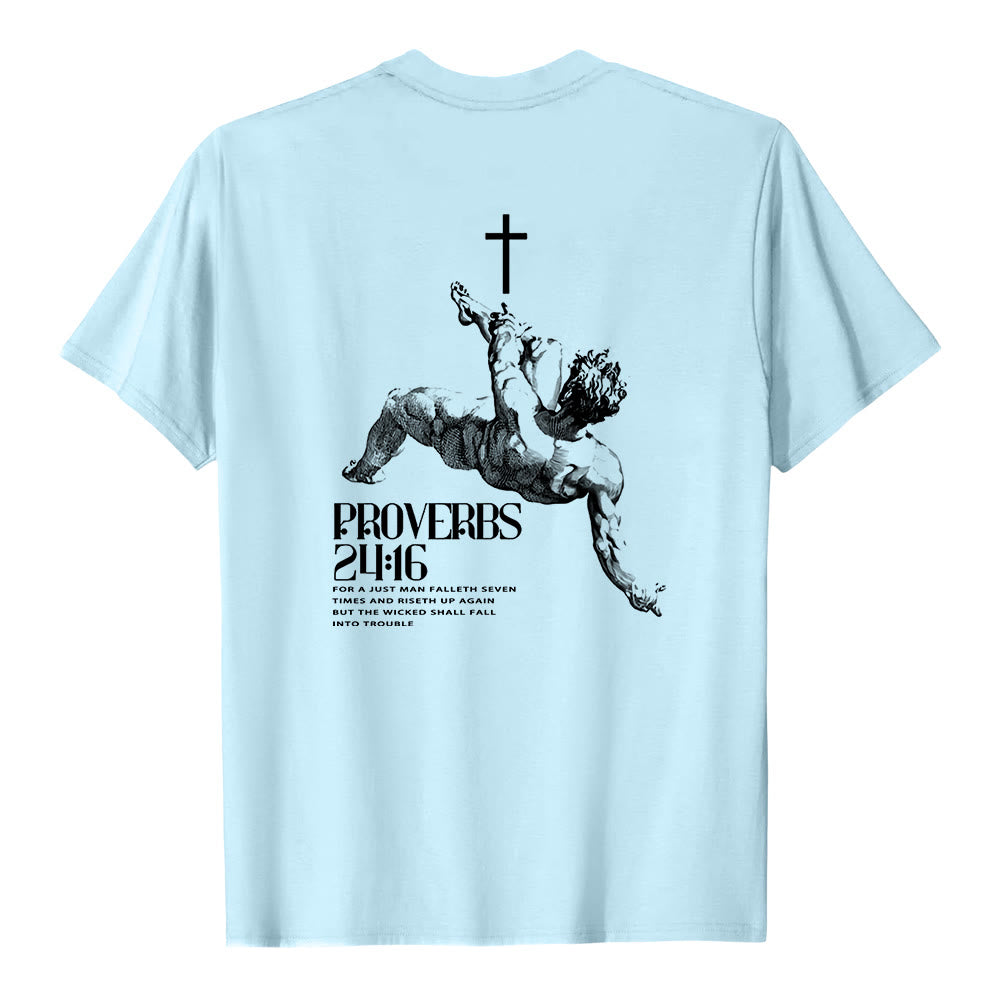 Christianartworkshop Sprüche 24,16' Christliches T-Shirt - image 13