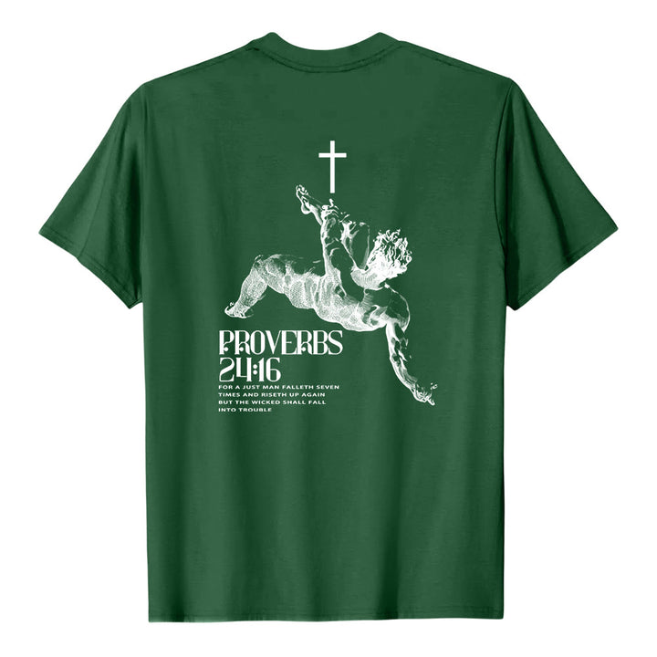 Christianartworkshop Sprüche 24,16' Christliches T-Shirt - image 25