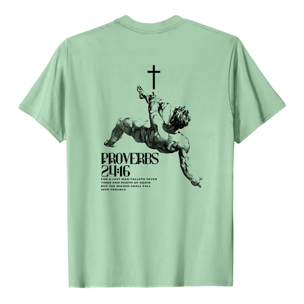 Christianartworkshop Sprüche 24,16' Christliches T-Shirt - image 19