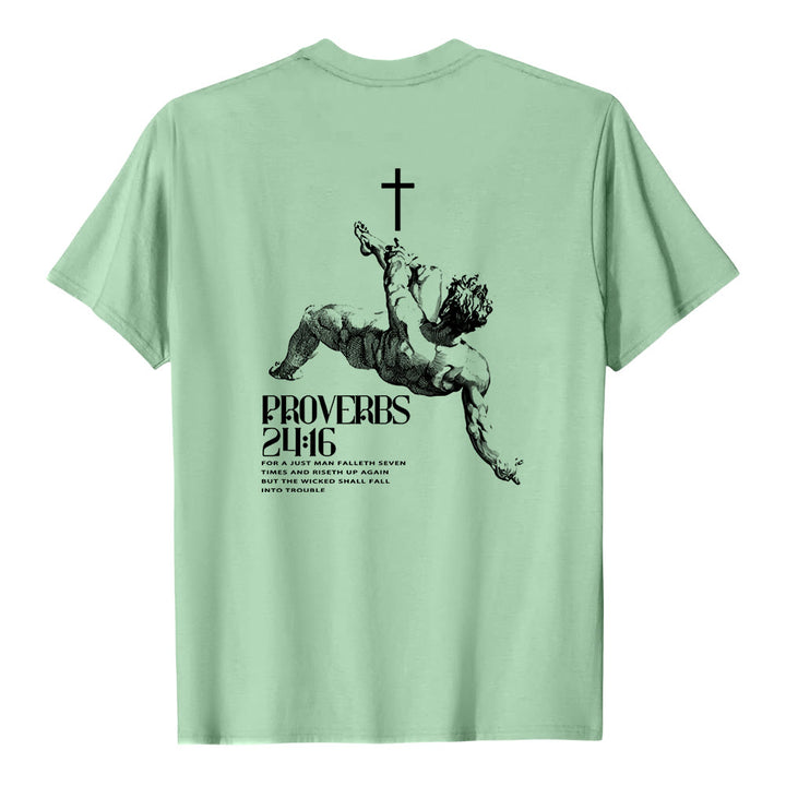 Christianartworkshop Sprüche 24,16' Christliches T-Shirt - image 19