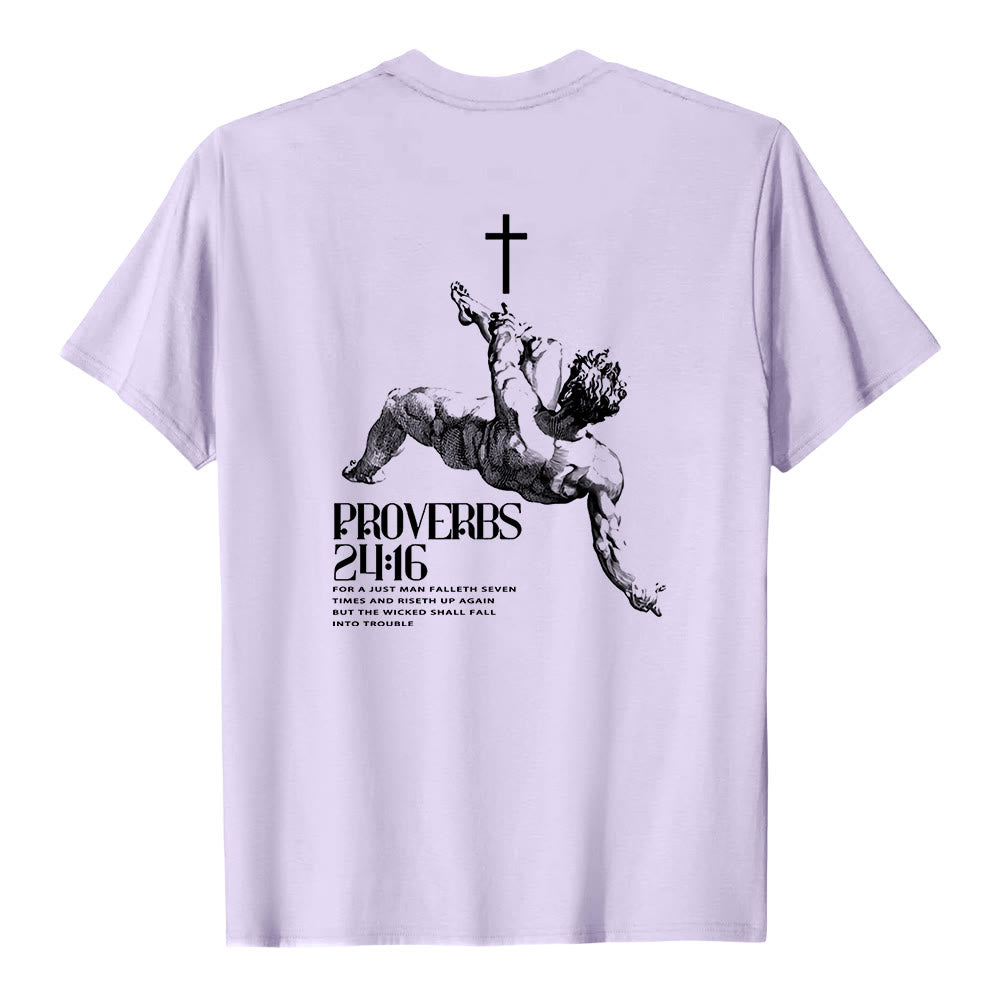 Christianartworkshop Sprüche 24,16' Christliches T-Shirt - image 22