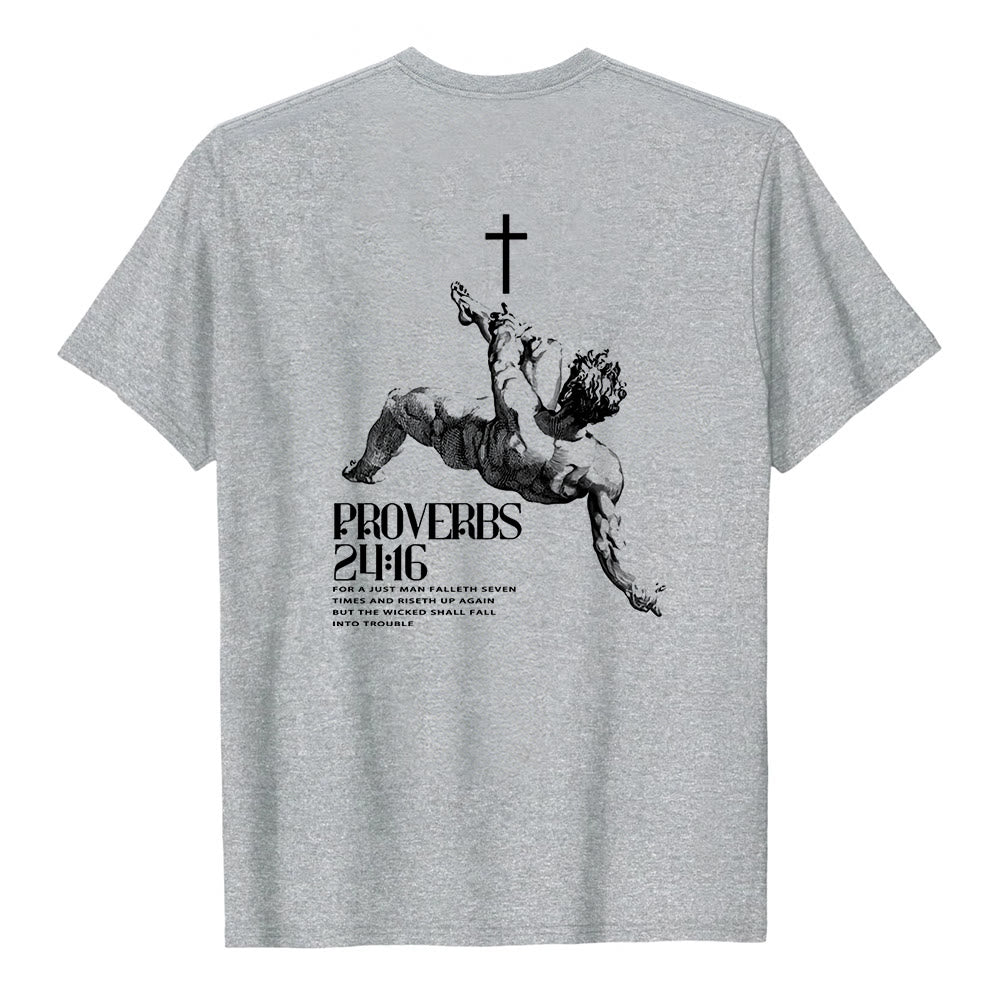 Christianartworkshop Sprüche 24,16' Christliches T-Shirt - image 10