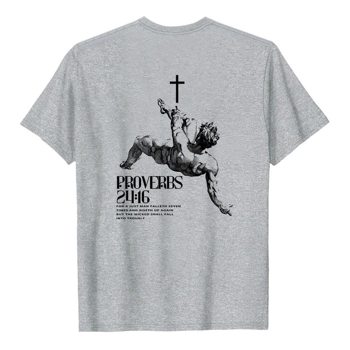 Christianartworkshop Sprüche 24,16' Christliches T-Shirt - image 10