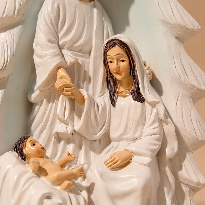Christianartworkshop Kompakte Krippenfigur der Heiligen Familie: Ein Zeichen herzlicher Weihnachtsliebe - image 5
