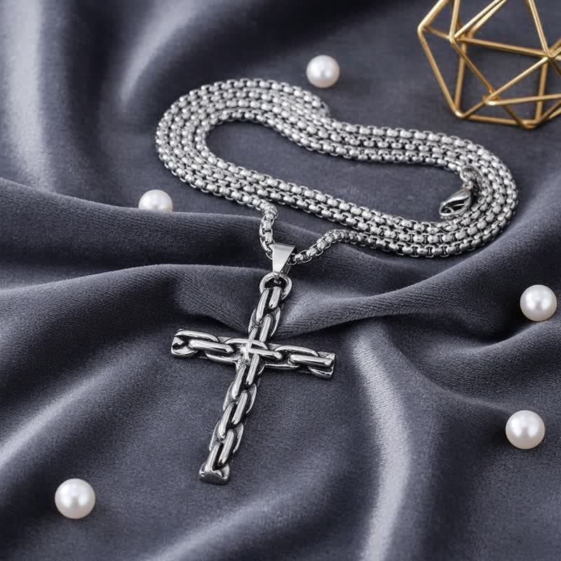 Christianartworkshop Geformte Kreuzkette: Symbol für beständigen Frieden - image 1