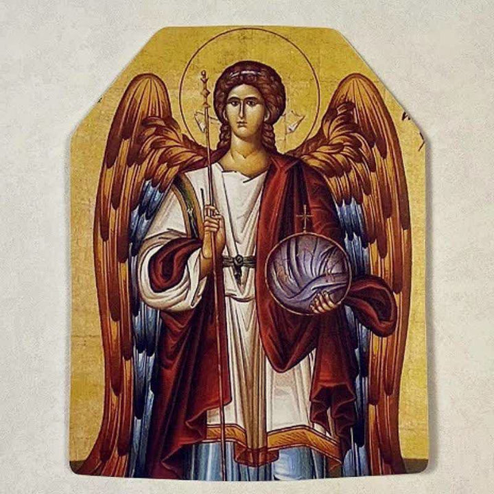 Christianartworkshop Aufkleber mit klassischer heiliger Figur: Zeichen göttlichen Schutzes - St. Michael - image 8