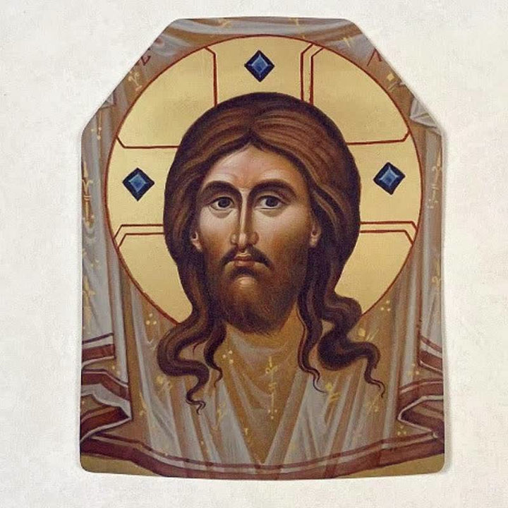 Christianartworkshop Aufkleber mit klassischer heiliger Figur: Zeichen göttlichen Schutzes - Heiliges Antlitz Christi - image 6
