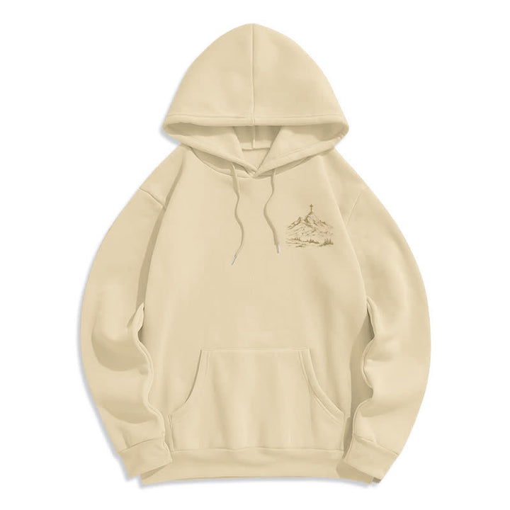 Christianartworkshop Folge seinem Beispiel – Mountain Cross Pullover Hoodie - image 14