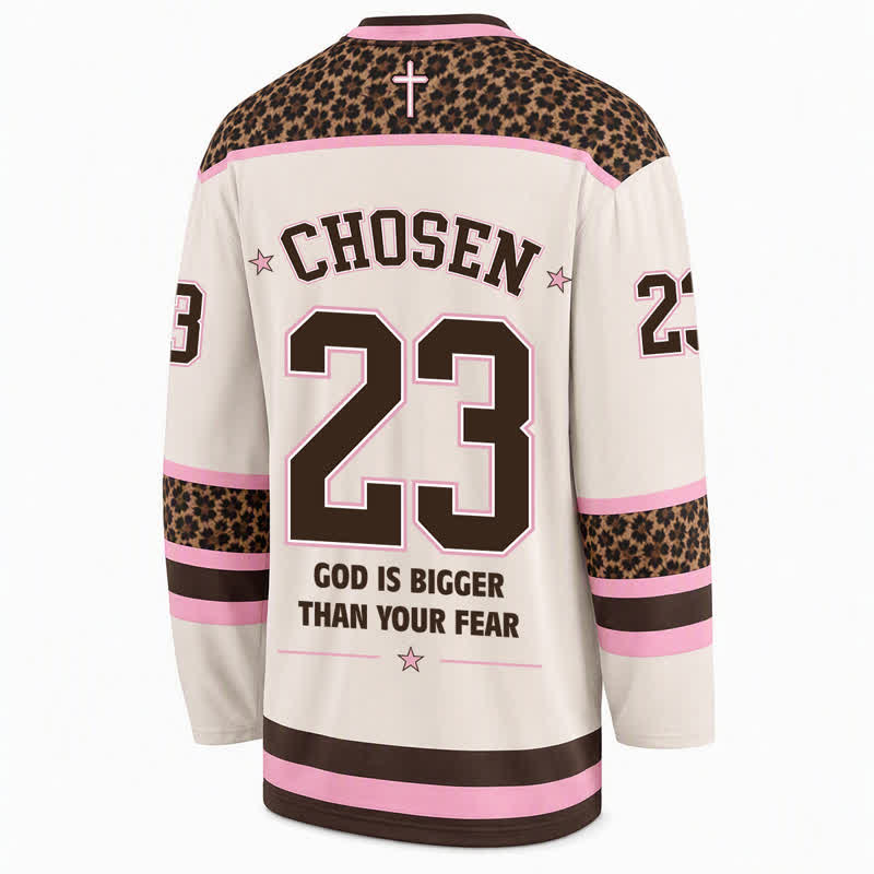 Christianartworkshop Gott ist größer als deine Angst – Hockeytrikot - image 2
