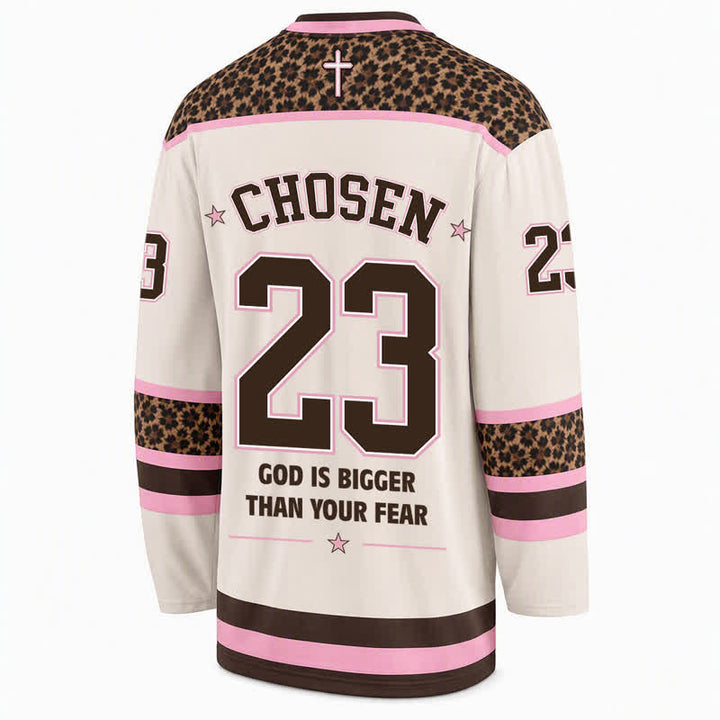 Christianartworkshop Gott ist größer als deine Angst – Hockeytrikot - image 2