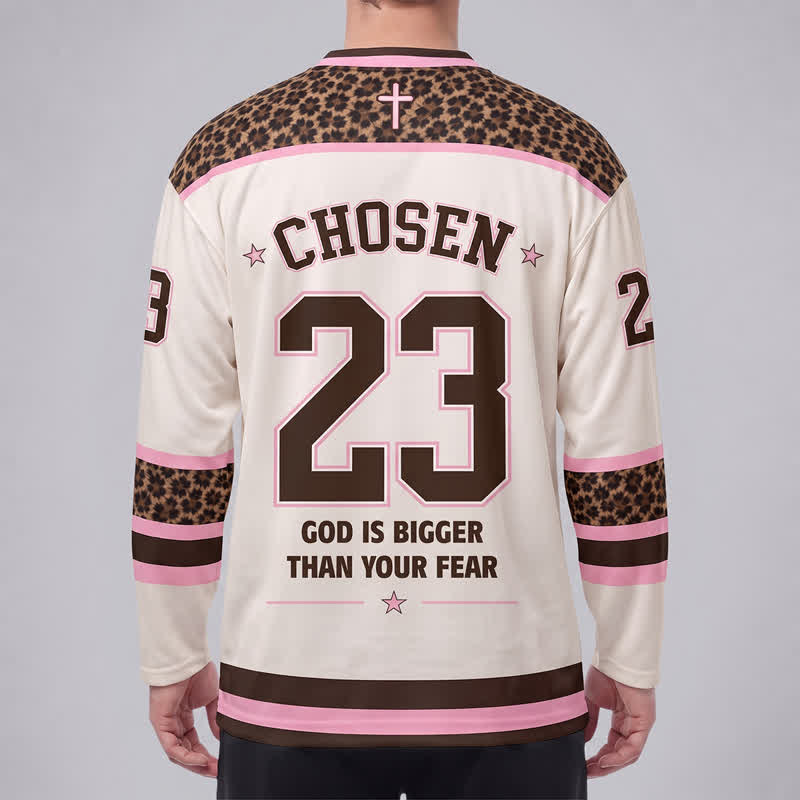 Christianartworkshop Gott ist größer als deine Angst – Hockeytrikot - image 4