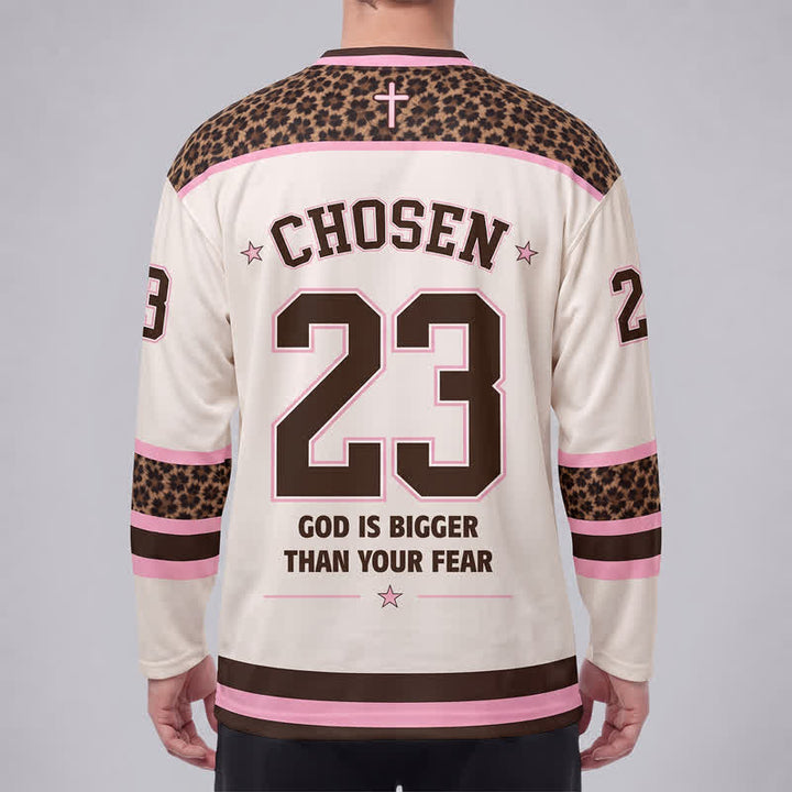 Christianartworkshop Gott ist größer als deine Angst – Hockeytrikot - image 4