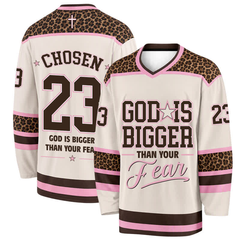 Christianartworkshop Gott ist größer als deine Angst – Hockeytrikot - 5XL - image 0