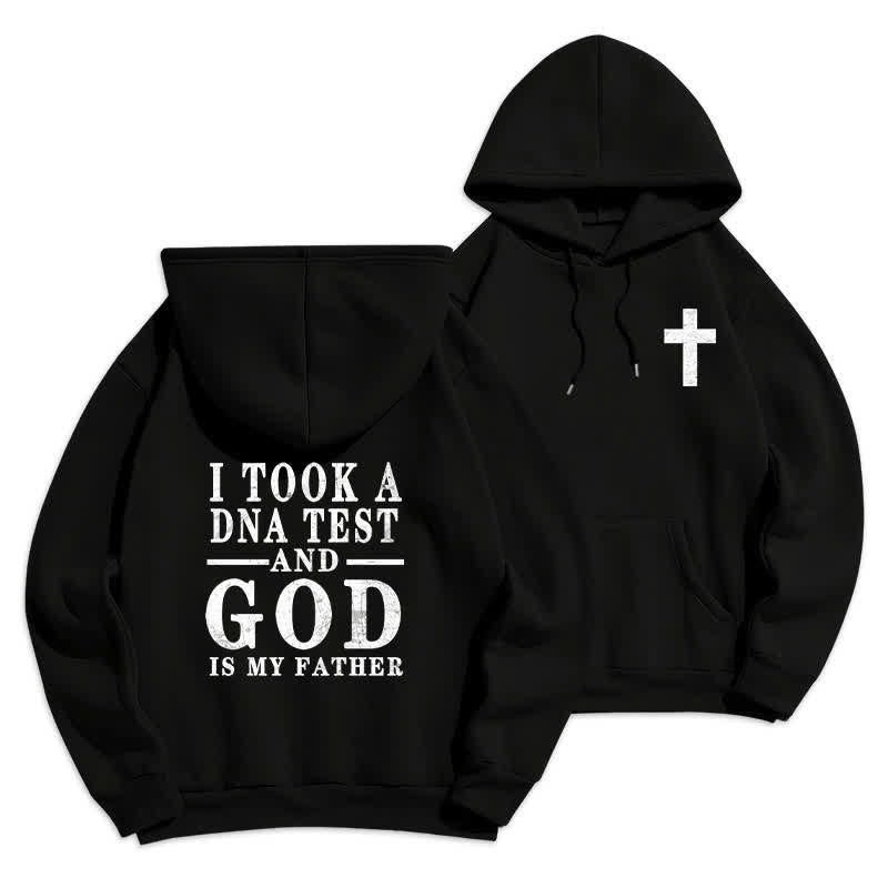 Christianartworkshop „Child Of God“-Sprüchpullover mit Fleece-Futter - Schwarz - 2XL - image 6
