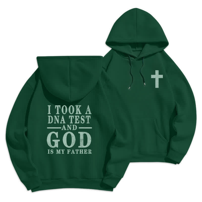 Christianartworkshop „Child Of God“-Sprüchpullover mit Fleece-Futter - Grün - 2XL - image 18
