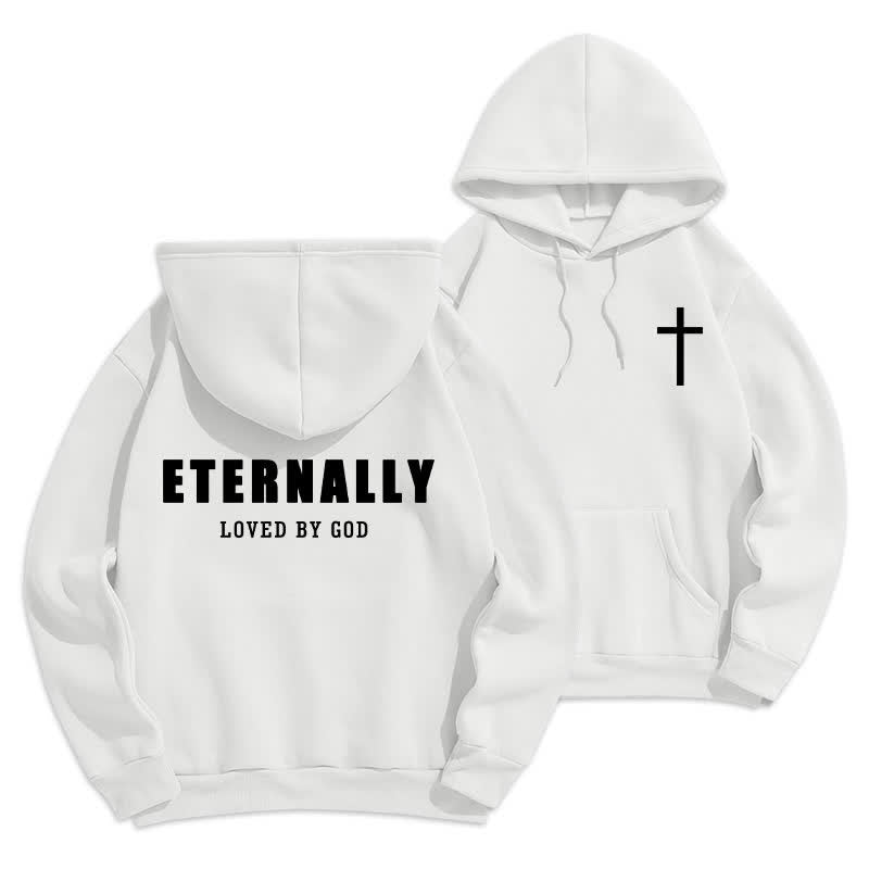 Christianartworkshop Fleece-Pullover-Hoodies „Ewig geliebt von Gott“ - image 3
