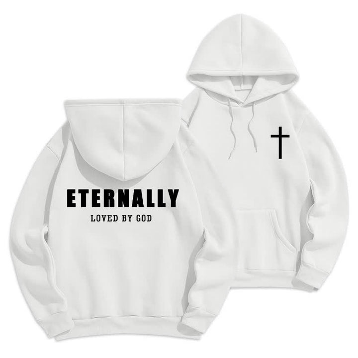 Christianartworkshop Fleece-Pullover-Hoodies „Ewig geliebt von Gott“ - image 3