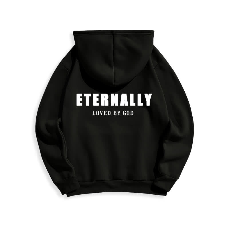 Christianartworkshop Fleece-Pullover-Hoodies „Ewig geliebt von Gott“ - image 7